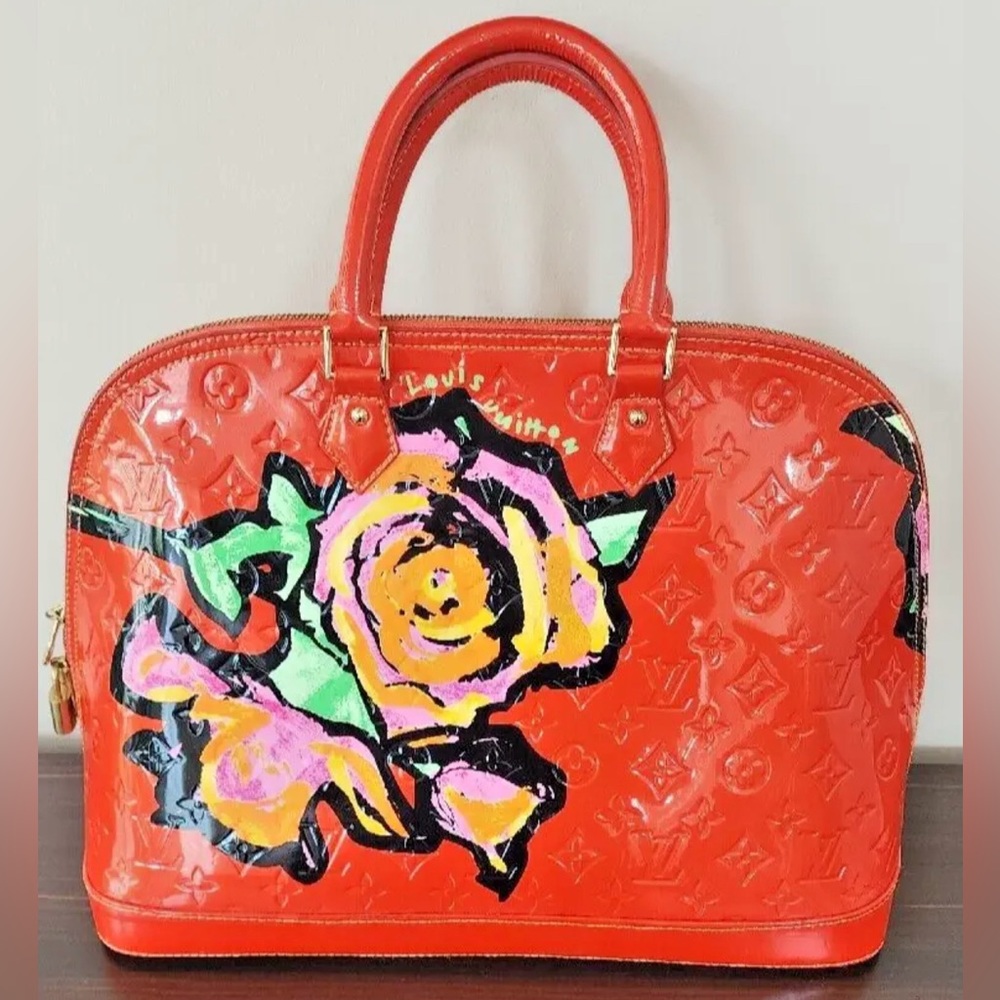 RARE & COLLECTIBLE: Louis Vuitton Limited Edition Stephen Sprouse Roses Alma GM